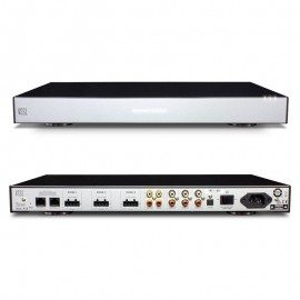 VSSL A.3 | Streaming audio ενισχυτής 3 ζωνών για multiroom CI, 6x 50W/8Ω RMS, ασημί/μαύρος