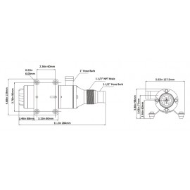 Αντλία Λυμάτων Seaflo Macerator Pump 45lt/min