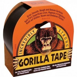 Πανίσχυρη Υφασμάτινη Αδιάβροχη Ταινία Gorilla Μάυρη 11m x 48mm